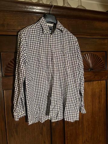 Geruit paars wit  overhemd - gant - maat xl beschikbaar voor biedingen