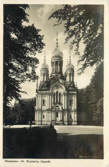 (701-412-051) Wiesbaden Russische Kapelle beschikbaar voor biedingen