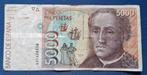 Spanje 5000 pesetas 1992 P165, Verzenden, Overige landen, Los biljet