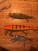 Set van 3 kunstaas pluggen savage gear, Ophalen of Verzenden, Gebruikt, Werphengel