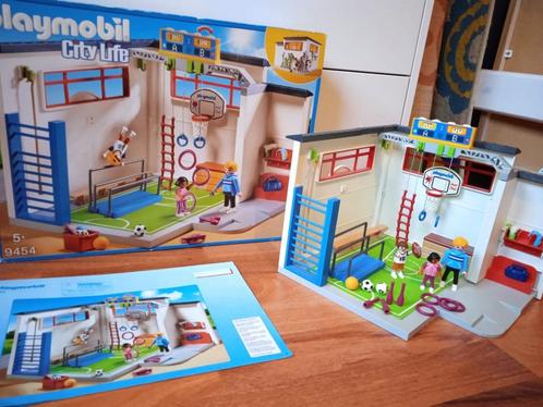 Playmobil sportlokaal 9454 gymzaal, sportzaal city life, Kinderen en Baby's, Speelgoed | Playmobil, Zo goed als nieuw, Complete set