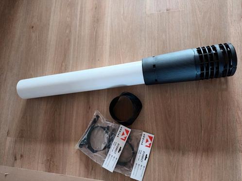 Ubbink ventilatie afvoer met bevestigingsmateriaal, Doe-het-zelf en Verbouw, Buizen en Afvoer, Nieuw, Afvoer, Pvc, Minder dan 2 meter