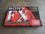 Cassette SONY FX 90 sealed (zie foto's) II, Cd's en Dvd's, Cassettebandjes, Ophalen of Verzenden, Onbespeeld, Nieuw in verpakking