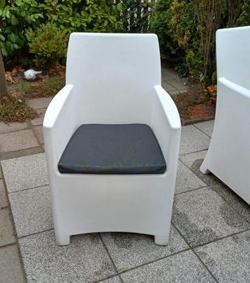 Life outdoor kunststof stoelen voor buiten incl. zitkussen beschikbaar voor biedingen