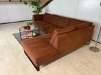 GRATIS LEVERING Hoekbank Bruin 290x220 GEREINIGD, 250 tot 300 cm, Hoekbank, Ophalen of Verzenden, Zo goed als nieuw
