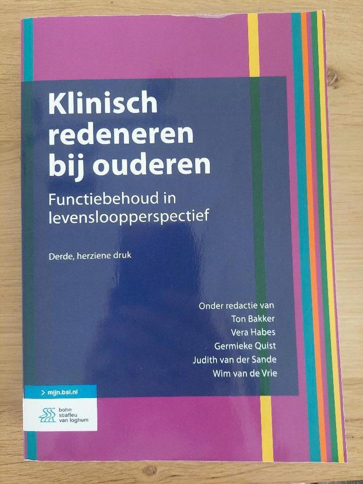 Klinisch redeneren bij ouderen, Boeken, Studieboeken en Cursussen, Zo goed als nieuw, HBO, Beta, Ophalen of Verzenden