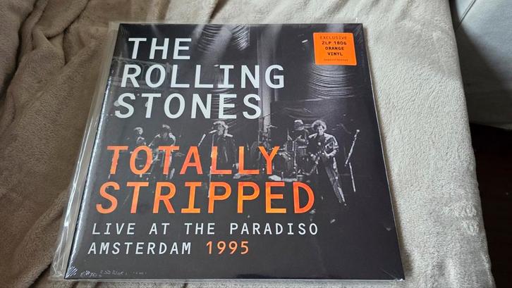 The Rolling Stones oranje vinyl paradiso totally stripped, Cd's en Dvd's, Vinyl | Pop, Nieuw in verpakking, 1960 tot 1980, 12 inch