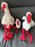 Ooievaars Familie Knuffels - Set van 3, Ophalen of Verzenden, Zo goed als nieuw, Overige typen