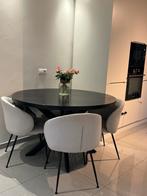 Eettafel en stoelen te koop, Huis en Inrichting, Tafels | Eettafels, Ophalen of Verzenden, Gebruikt, Rechthoekig, 50 tot 100 cm