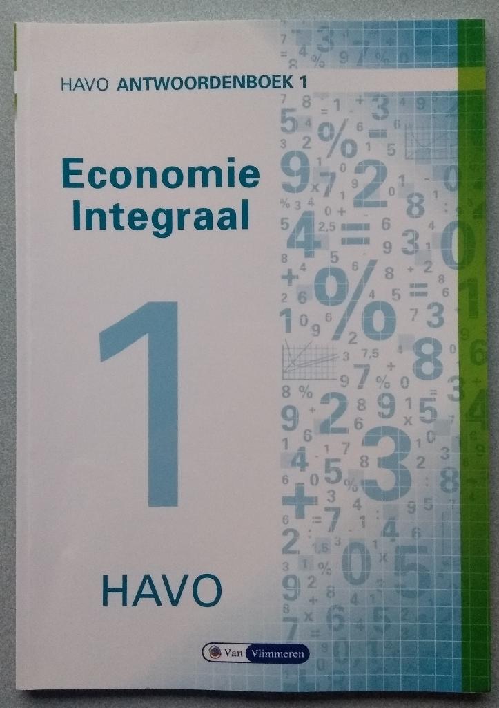 9789462871380 Economie Integraal havo Antwoordenboek 1, Boeken, Schoolboeken, Verzenden, Zo goed als nieuw, HAVO, Economie