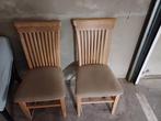 Eetkamerstoelen 4, Huis en Inrichting, Stoelen, Bruin, Ophalen of Verzenden, Zo goed als nieuw, Vier