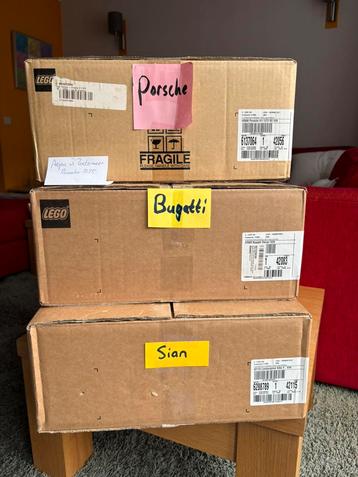 De eerste 3 LEGO Technic supercars! 42056 42083 42115 NIEUW! beschikbaar voor biedingen