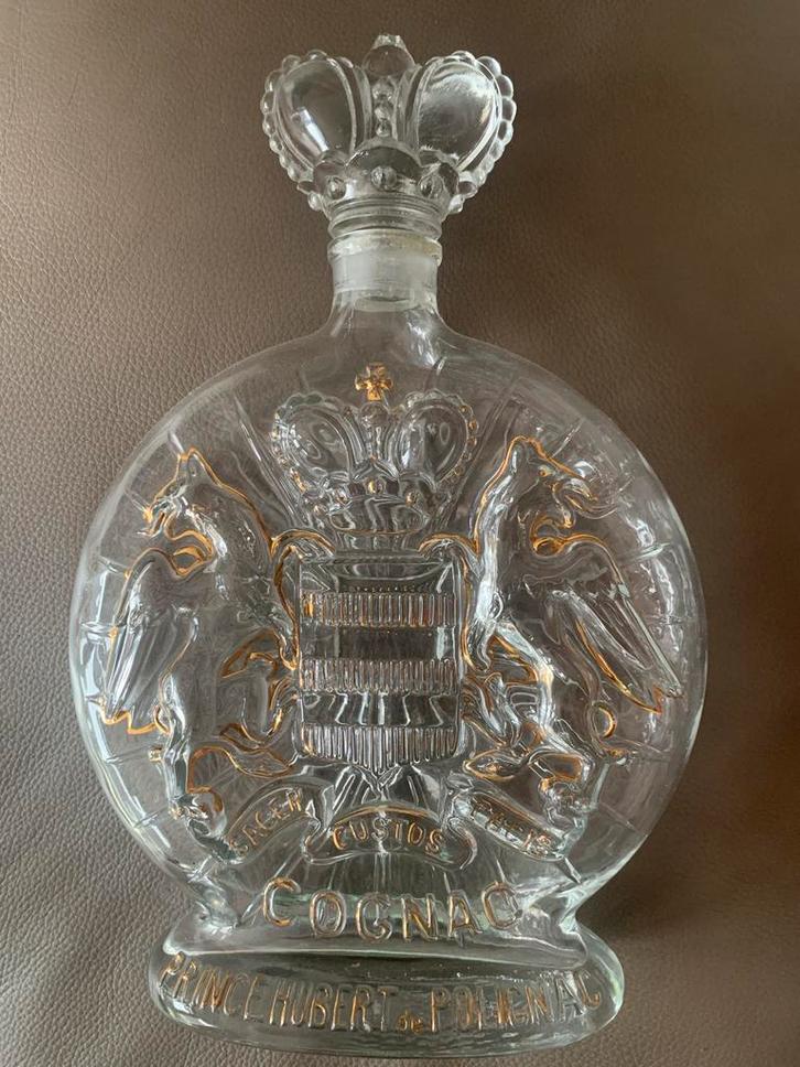 Prince Hubert de Polignac Cognac Kroonfles, Antiek en Kunst, Antiek | Glas en Kristal, Ophalen of Verzenden