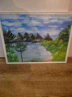Schilderij, Huis en Inrichting, Woonaccessoires | Schilderijen, Tekeningen en Foto's, Minder dan 50 cm, Ophalen of Verzenden, Zo goed als nieuw