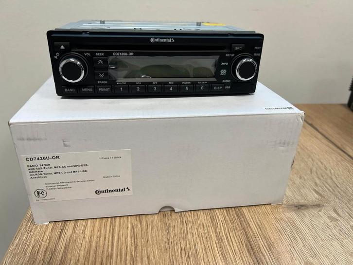 VDO/Continental autoradio-CD speler 24V nieuw, Auto diversen, Autoradio's, Nieuw, Ophalen of Verzenden