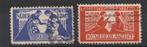 134/5  1923 Toorop, Postzegels en Munten, Postzegels | Nederland, Ophalen of Verzenden, T/m 1940, Gestempeld