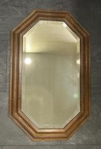 Spiegel met houten lijst in donker eiken, Huis en Inrichting, Woonaccessoires | Spiegels, Ophalen, Minder dan 50 cm, Zo goed als nieuw