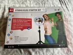NIEUW studio / vlog starter set, Ophalen of Verzenden, Nieuw, Complete fotostudio