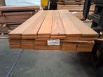 Partij 48 stuks hardhout vlonderplanken glad 185 cm bezorgen, Tuin en Terras, Terrasdelen en Vlonders, Ophalen, Nieuw, A, Hout