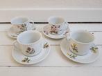 Kronester bavaria kop en schotel 4 stuks, Antiek en Kunst, Antiek | Servies compleet, Ophalen of Verzenden