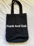 Stevige katoenen tas van Frank and Oak, Handtas, Ophalen of Verzenden, Zo goed als nieuw, Zwart