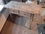 Sobere sidetable. Elmwood landelijk, Ophalen of Verzenden, 25 tot 50 cm, Rechthoekig, 100 tot 150 cm