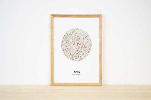 Plattegrond coördinaten stad gepersonaliseerde poster, Huis en Inrichting, Woonaccessoires | Schilderijen, Tekeningen en Foto's