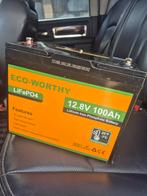 Lithium lifepo4 100ah accu, Caravans en Kamperen, Ophalen of Verzenden