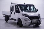 Fiat Ducato 2.2 Mjet 140 pk Dubbel Cabine 7p Black&White Edi, Stof, Gebruikt, 4 cilinders, Wit