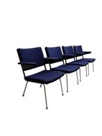 Set van 4 Gispen 1445 fauteuils, jaren 60, Huis en Inrichting, Fauteuils, Ophalen, Gebruikt, Minder dan 75 cm, Vintage