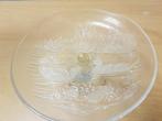 taartschaal glas met afbeeldingren eenden, Huis en Inrichting, Keuken | Servies, Ophalen of Verzenden, 'T Olde Gre-j, Info@toldegrej.nl