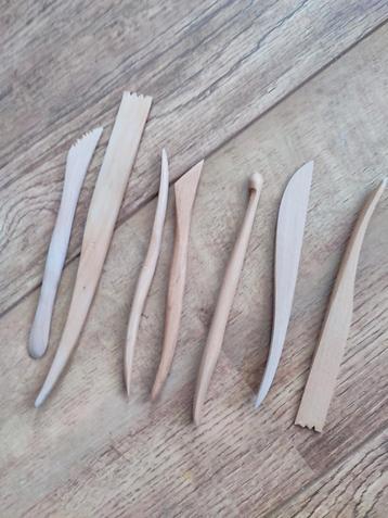 7 x klei gereedschap pottenbakken boetseren set beeldhouwen  beschikbaar voor biedingen