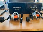 Tranx reel. 401, Watersport en Boten, Ophalen of Verzenden, Zo goed als nieuw, Molen