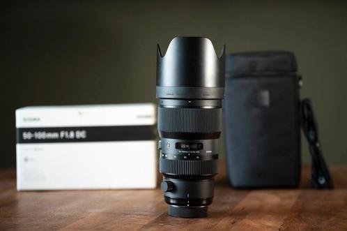 Sigma 50-100mm f/1.8 DC ART Nikon F, Audio, Tv en Foto, Fotografie | Lenzen en Objectieven, Zo goed als nieuw, Telelens, Zoom