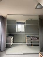 Ikea pax kast 2 x 1 mtr breed met spiegel schuifdeuren, Ophalen, Zo goed als nieuw, 50 tot 75 cm, 200 cm of meer