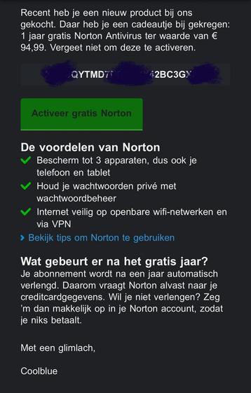 Jaar gratis norton anti virus beschikbaar voor biedingen