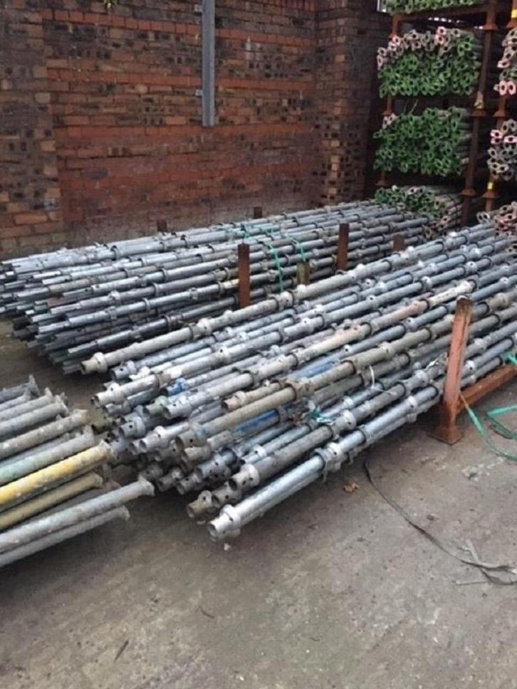 Steiger op MAAT Traditioneel - Cuplock - Layher, Doe-het-zelf en Verbouw, Steigers, Gebruikt, Gevelsteiger, 5 meter of hoger, Ophalen of Verzenden