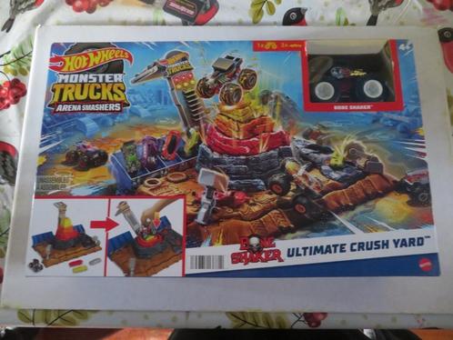 HOT WHEELS -- BONE SHAKER ULTIMATE CRUSH YARD, Kinderen en Baby's, Speelgoed | Racebanen, Zo goed als nieuw, Handmatig, Hot Wheels