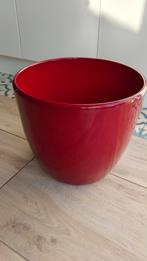Grote rode Bloempot, 25 tot 40 cm, Gebruikt, Rond, Ophalen of Verzenden