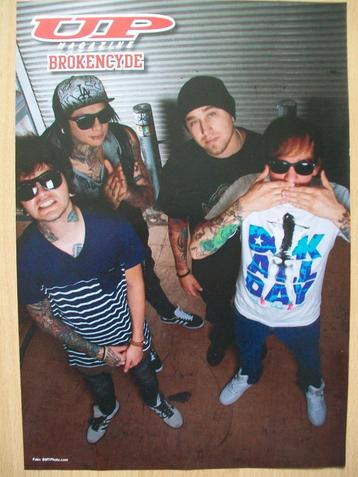 Poster van Brokencyde uit UP Magazine   beschikbaar voor biedingen