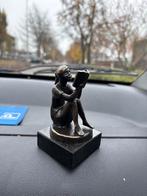 Artihove Bronzen beeldje: Lezend meisje, Antiek en Kunst, Ophalen of Verzenden