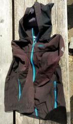 Zwarte Icepeak jas maat 152 met blauwe ritsen, Gebruikt, Jongen of Meisje, Ophalen of Verzenden, Icepeak