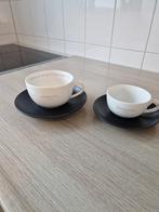 Mooie dammann kop en schotels, Huis en Inrichting, Ophalen, Zo goed als nieuw, Overige stijlen, Kop(pen) en/of Schotel(s)