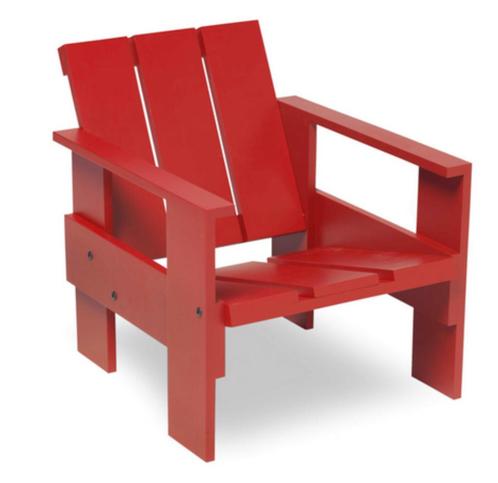 Rietveld Kratstoel junior (Spectrum) (geel), Huis en Inrichting, Stoelen, Nieuw, Drie, Hout, Overige kleuren, Ophalen of Verzenden