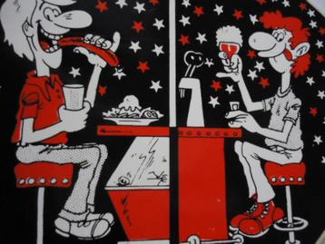 sticker oud BEESD Toon vd HEUVEL snackbar bier strip retro beschikbaar voor biedingen