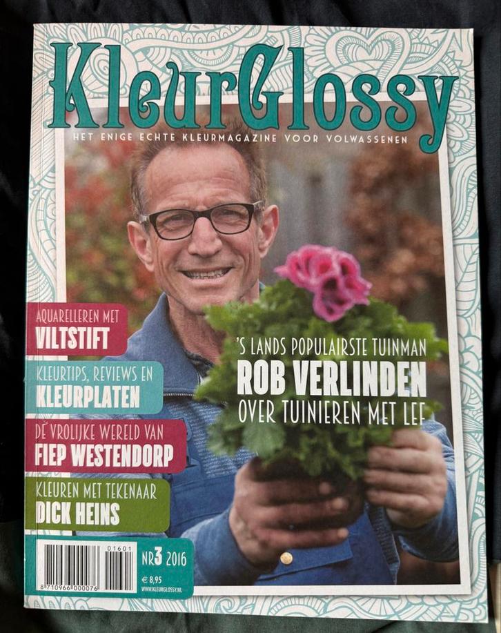 KleurGlossy - Nr 3 2016 - Rob Verlinden, Boeken, Tijdschriften en Kranten, Gelezen, Glossy, Ophalen of Verzenden