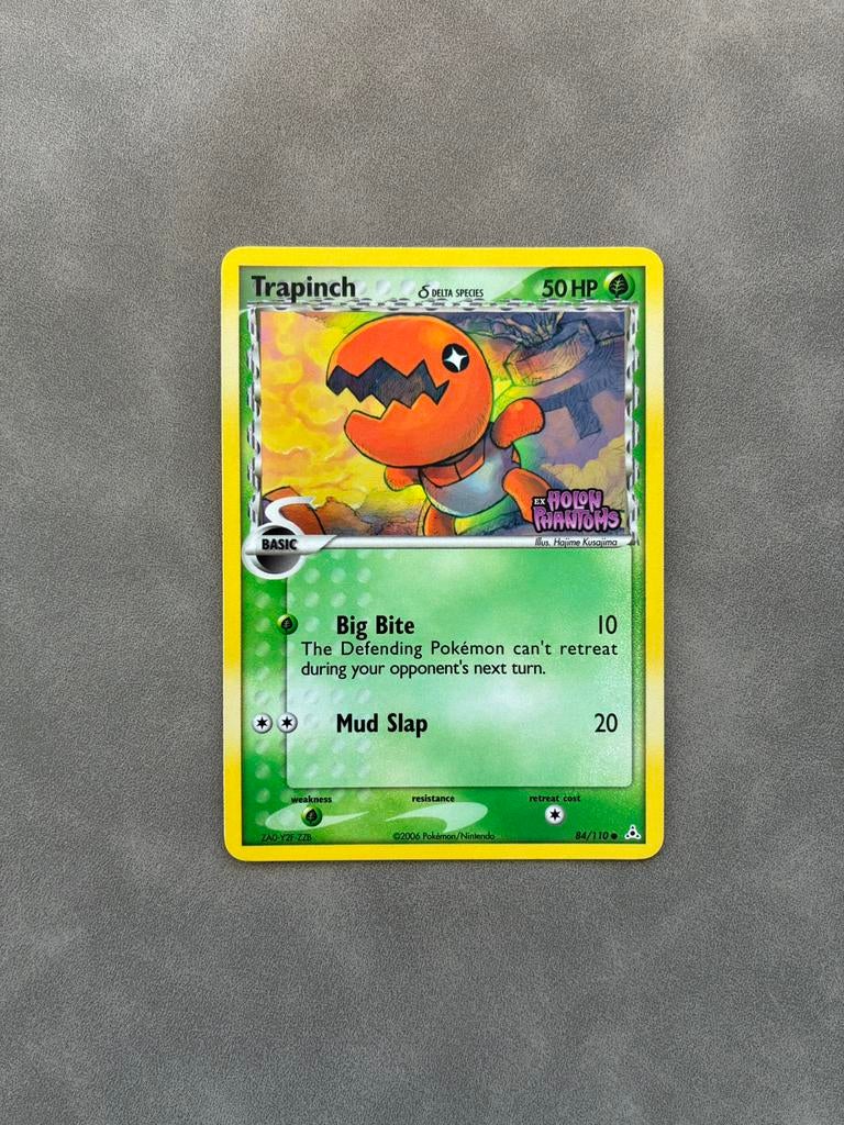 Pokemon Ex Holon Phantoms Trapinch 84/110 Reverse Holo Nm, Ophalen of Verzenden, Zo goed als nieuw