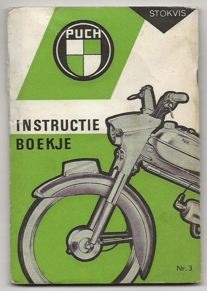 Puch instructieboekje handleiding bromfiets Stokvis, Fietsen en Brommers, Handleidingen en Instructieboekjes, Zo goed als nieuw