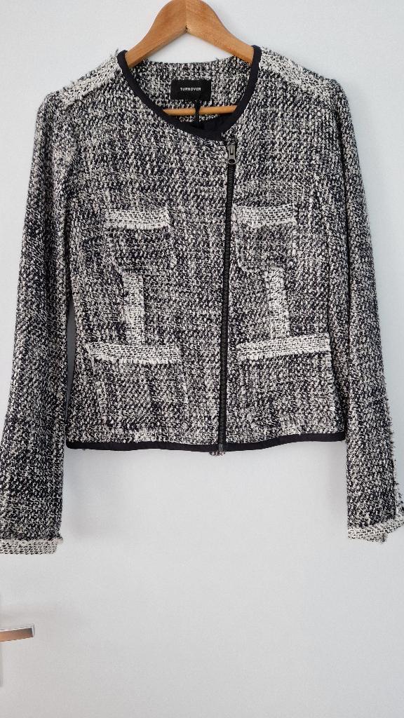 Jasje Turnover maat 38 , valt klein als XS, Kleding | Dames, Jasjes, Kostuums en Pakken, Nieuw, Maat 34 (XS) of kleiner, Blauw