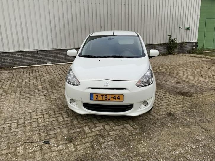 Mitsubishi Space Star 1.0 MPI 52KW 2014 Wit 112100km/NAP, Auto's, Mitsubishi, Bedrijf, Space Star, Airbags, Airconditioning, Elektrische buitenspiegels